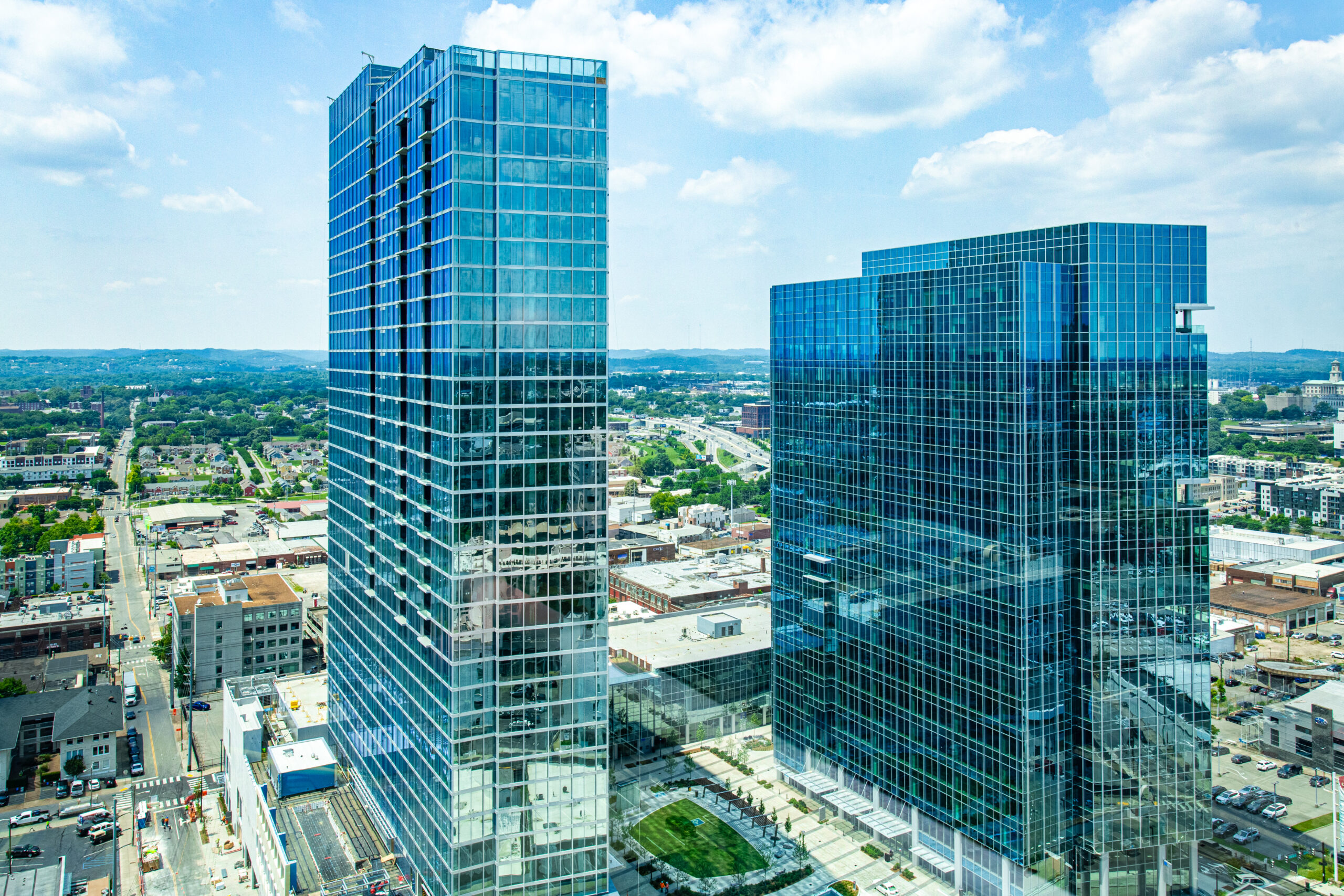 Broadwest mixed-use towers in Nashville